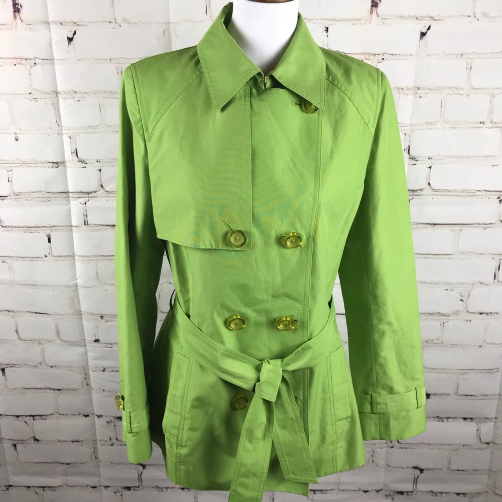 Dana Bachman Lime Green Jacket size 6